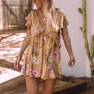 spell wild bloom romper